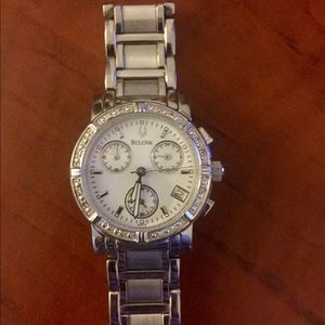 Bulova stainless steel watch